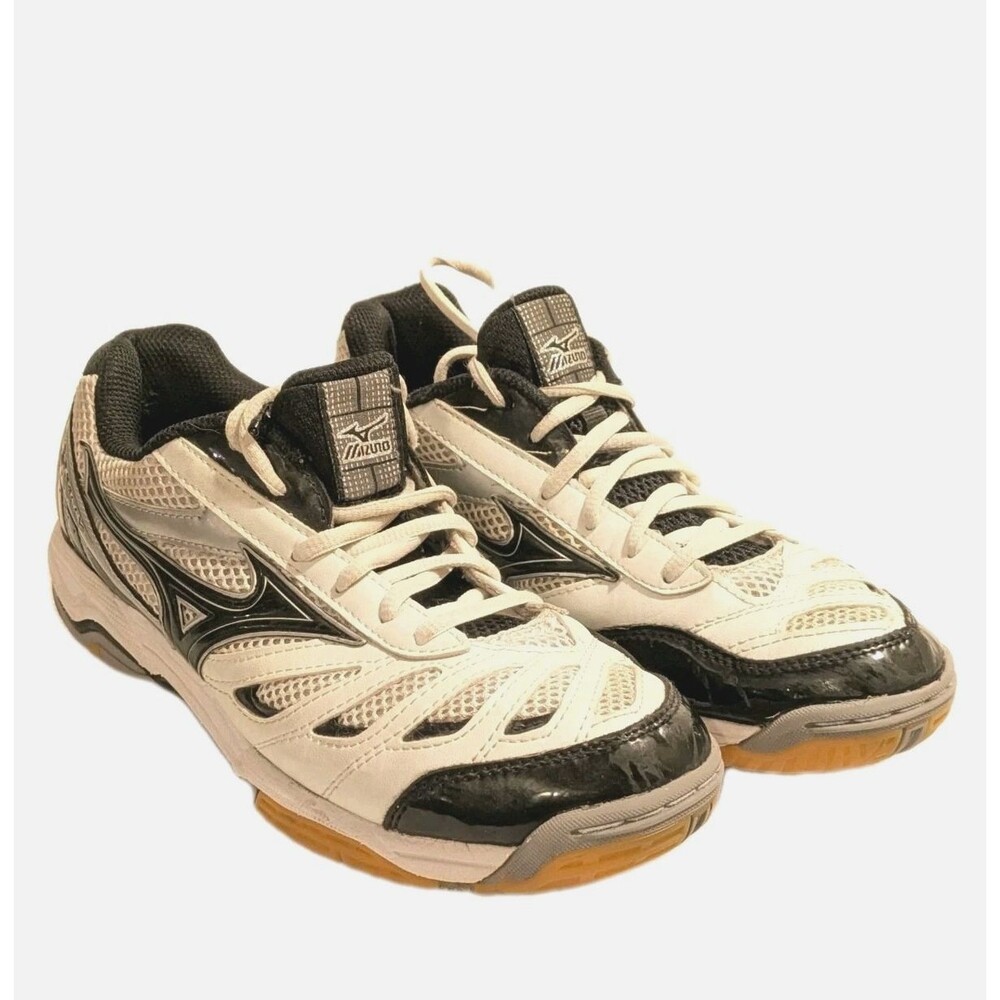 Mizuno Wave Rally 5 Athletic sneaker Women's Volleyball Size 9 Black And White